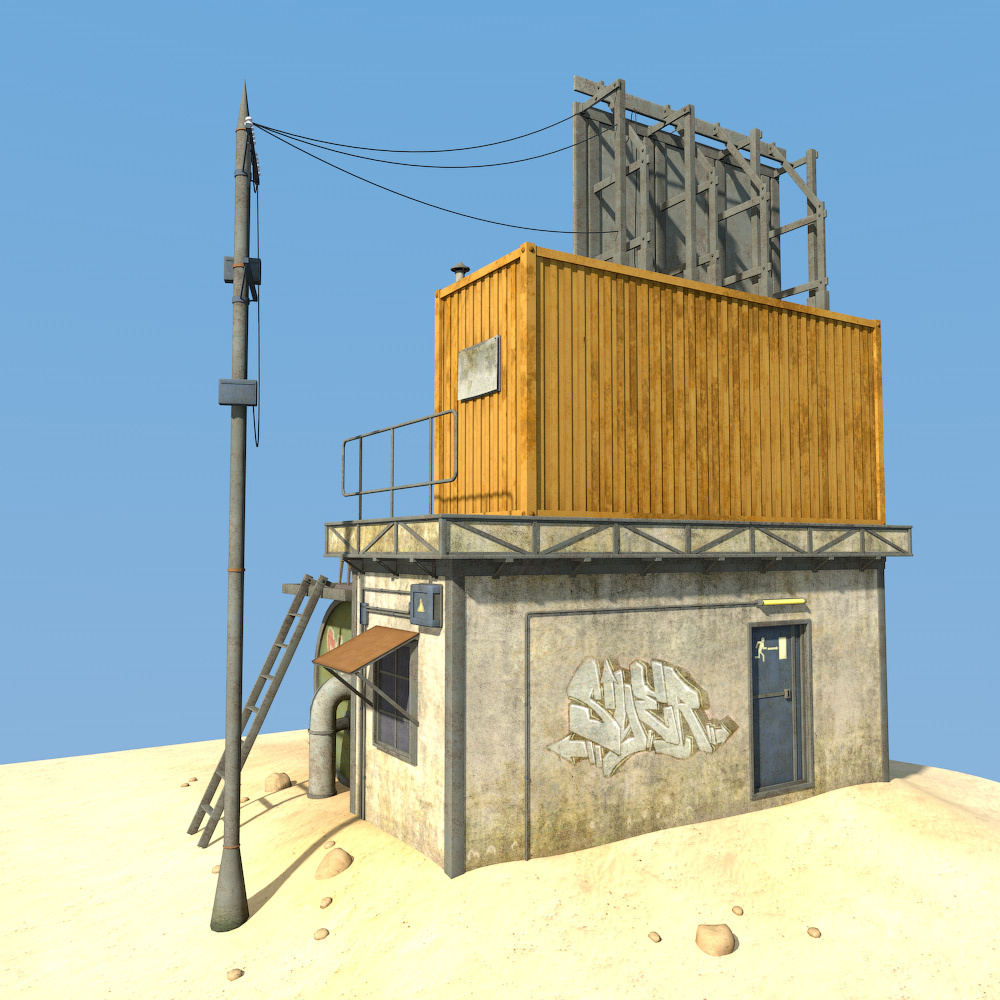 Wasteland Shop for Poser by N/A