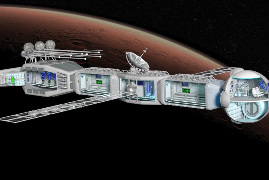 Space Freighter Asariel by N/A