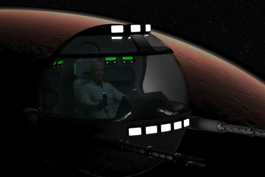 Space Freighter Asariel by N/A