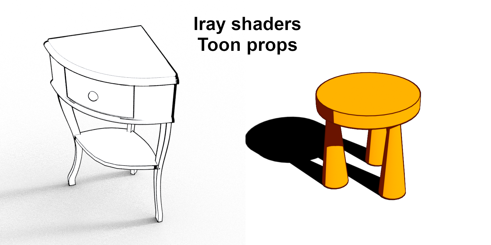 KFR6 Toon Shaders for 3Delight and Iray by N/A