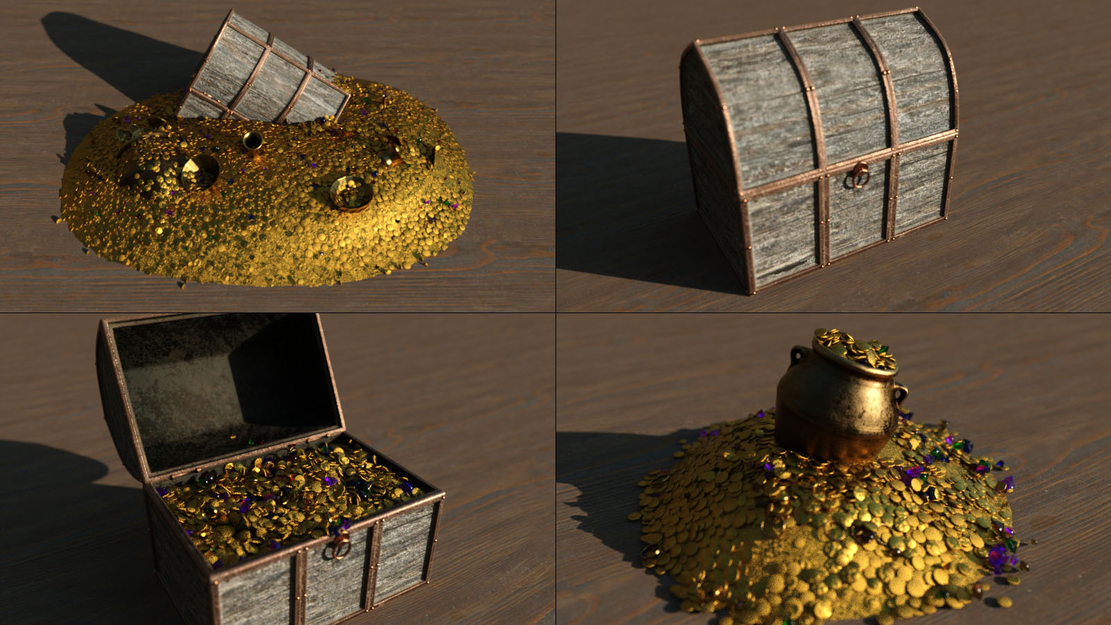 Modular 3D Kits: Treasure Hoard by N/A
