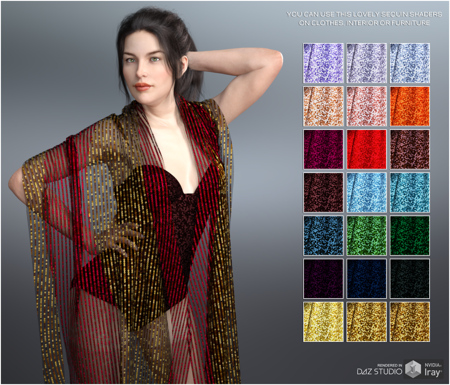 Daz Iray - Festive Sequins by N/A