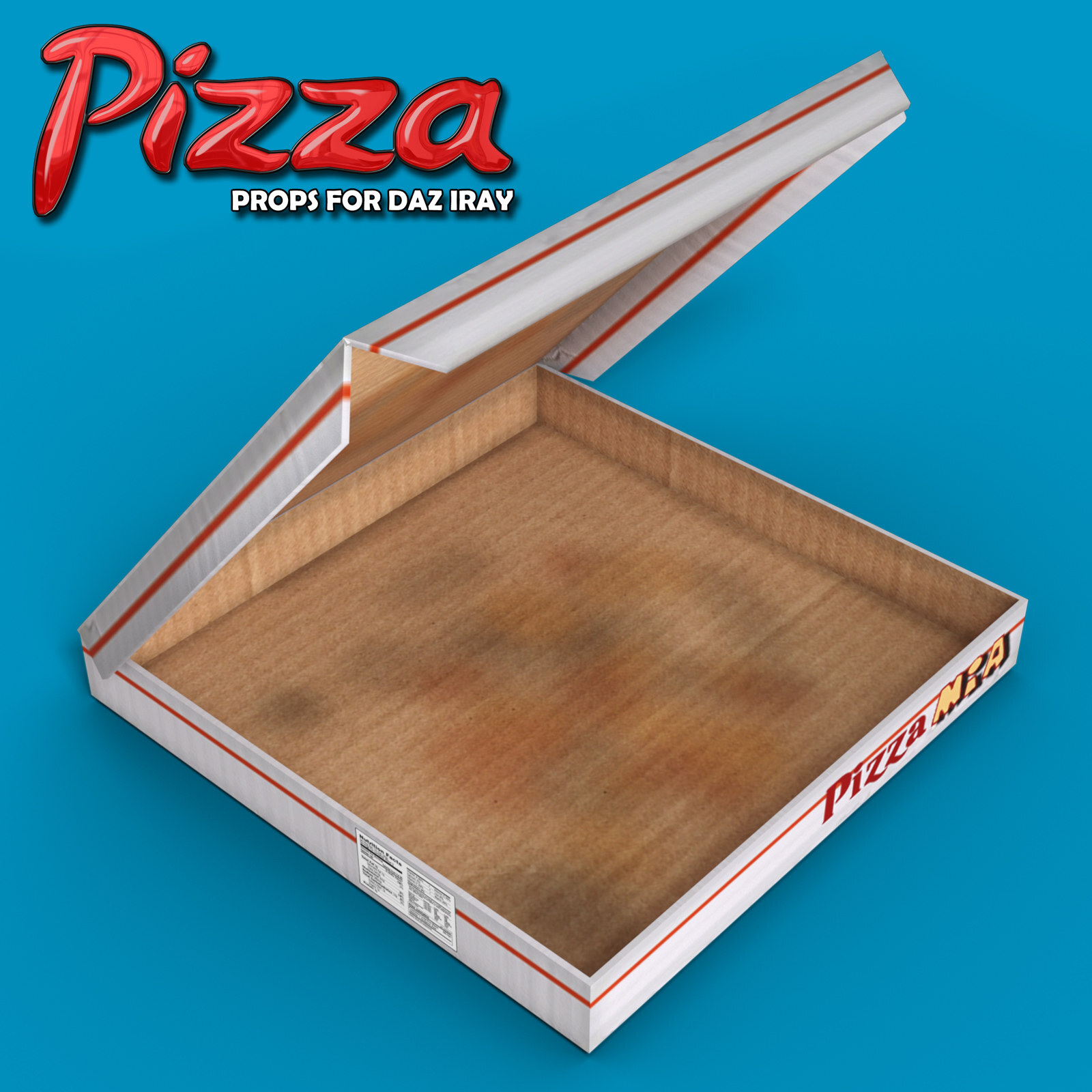 Exnem Pizza Props for Daz Studio IRAY by N/A