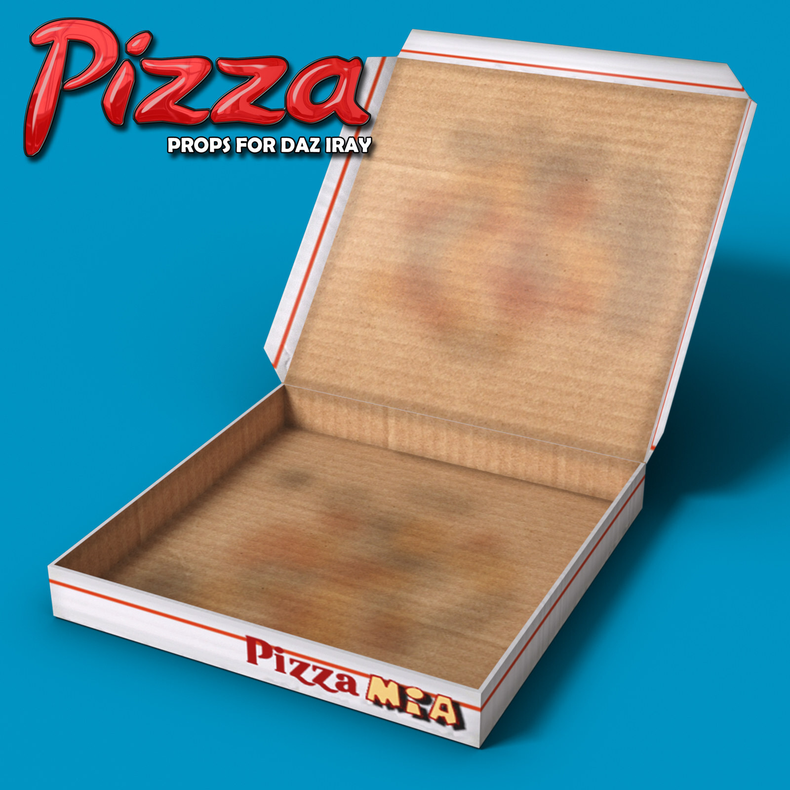 Exnem Pizza Props for Daz Studio IRAY by N/A