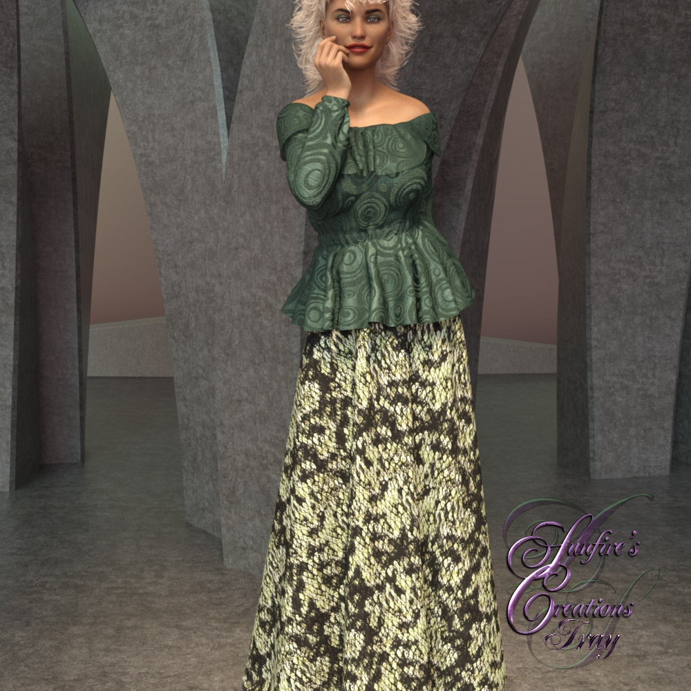 Color Fun for dForce Skirts by N/A