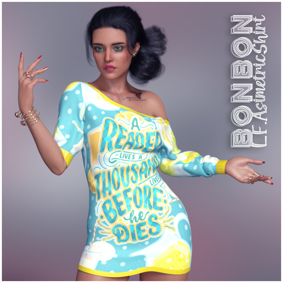 Bonbon LF Asymmetric Shirt G8F by N/A