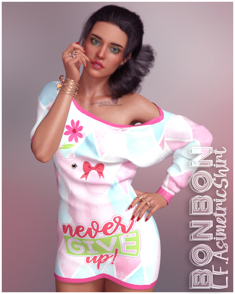 Bonbon LF Asymmetric Shirt G8F by N/A