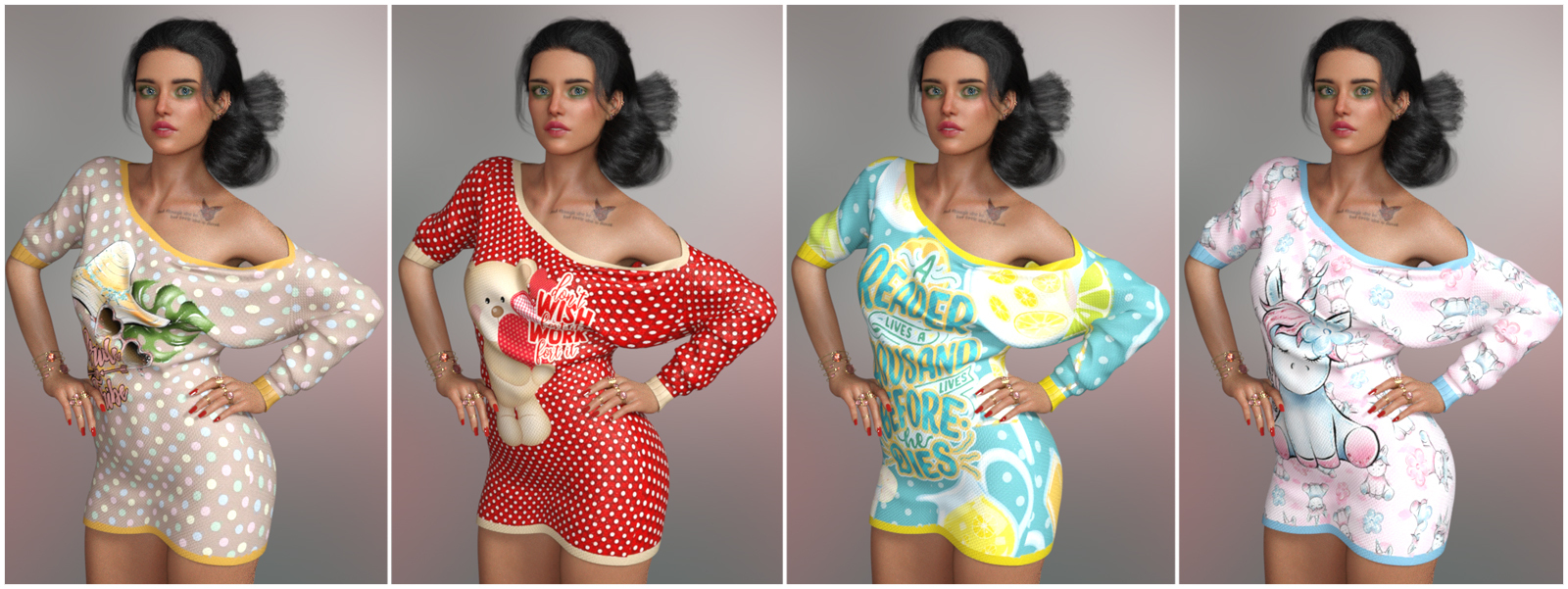 Bonbon LF Asymmetric Shirt G8F by N/A