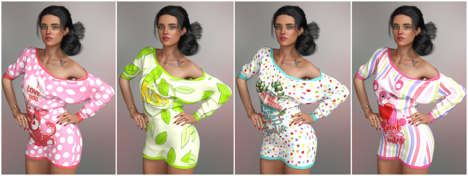 Bonbon LF Asymmetric Shirt G8F by N/A