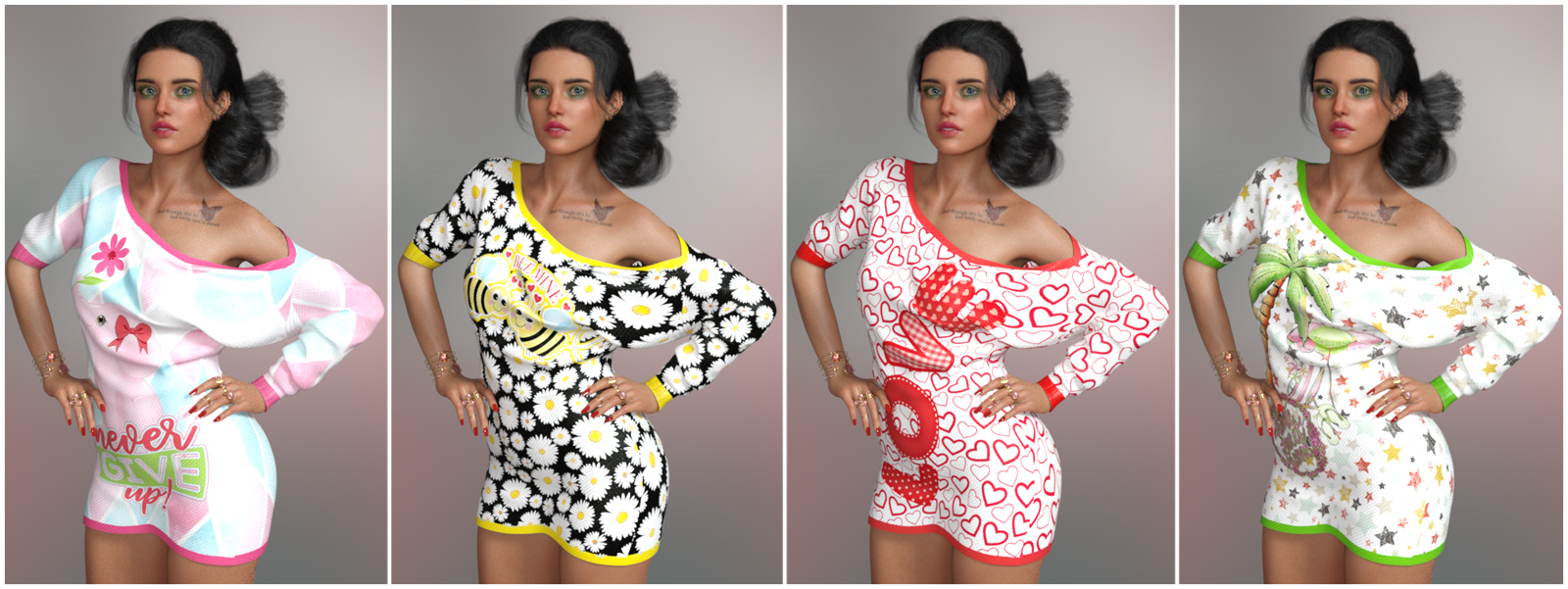 Bonbon LF Asymmetric Shirt G8F by N/A