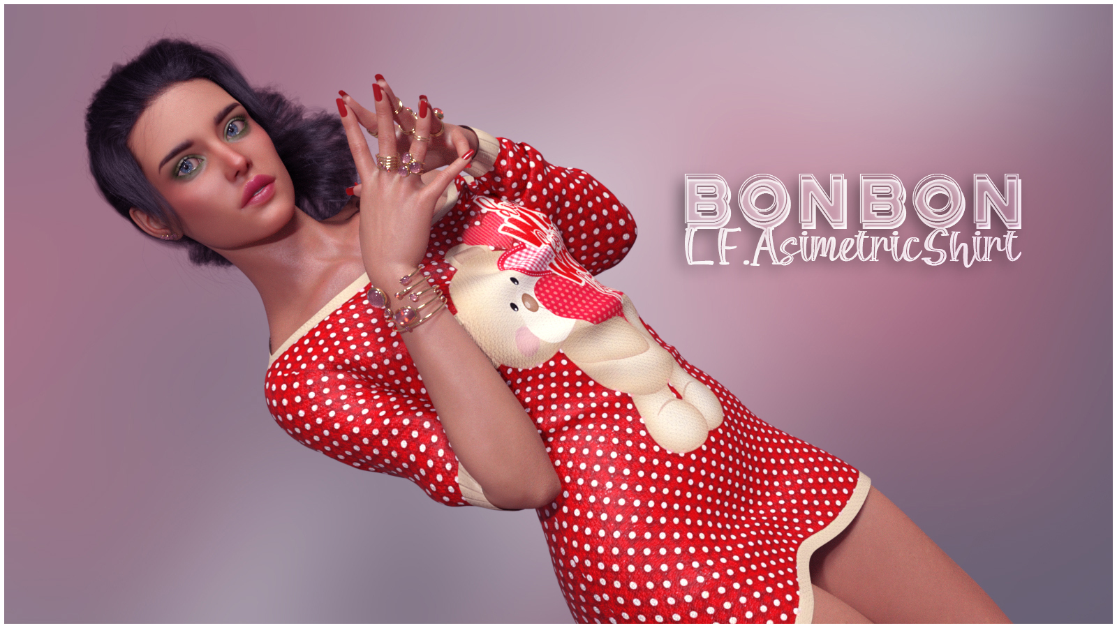 Bonbon LF Asymmetric Shirt G8F by N/A