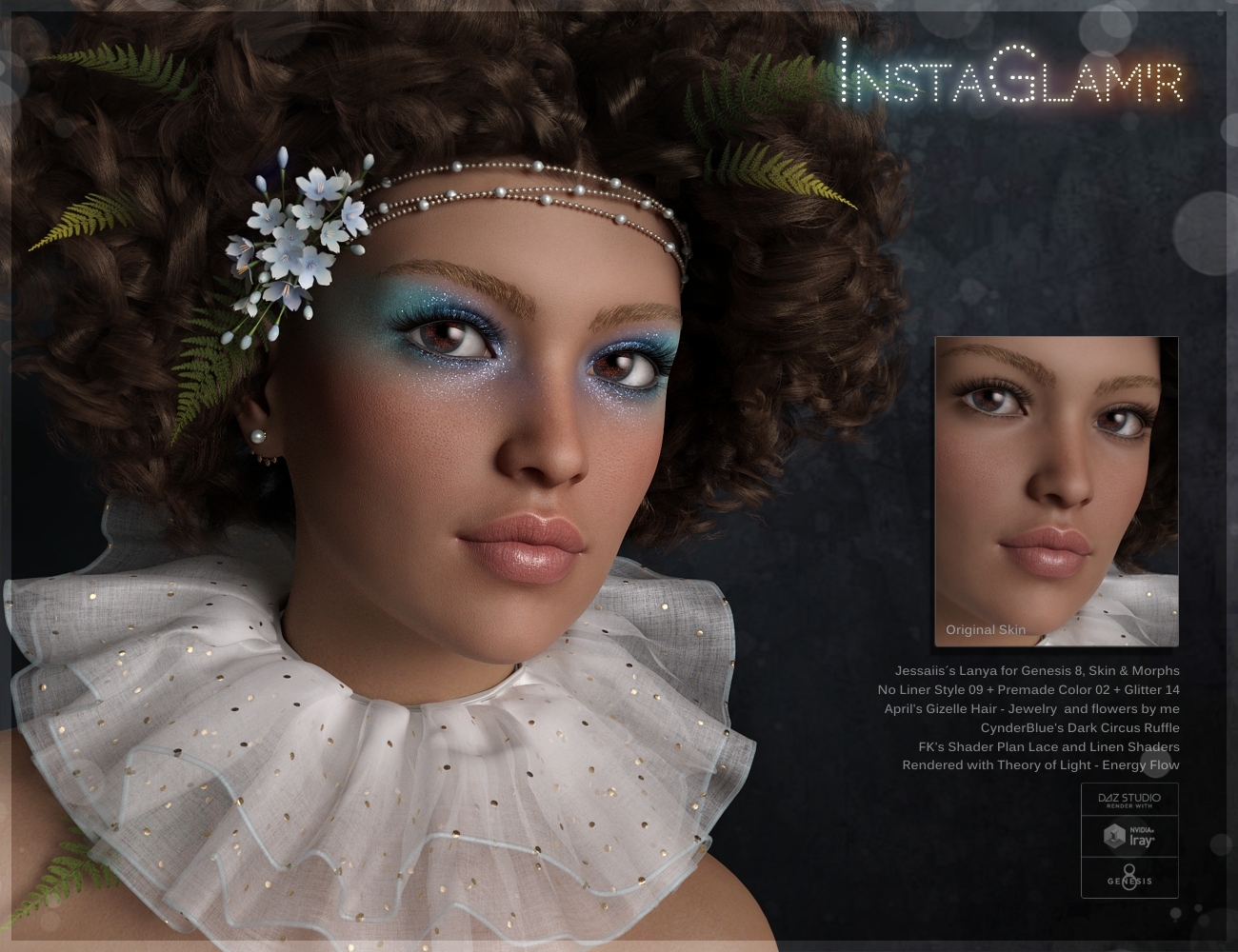 INSTAGLAM'R IRAY Magic MakeUp Genesis 8, 8.1 & 3 by N/A