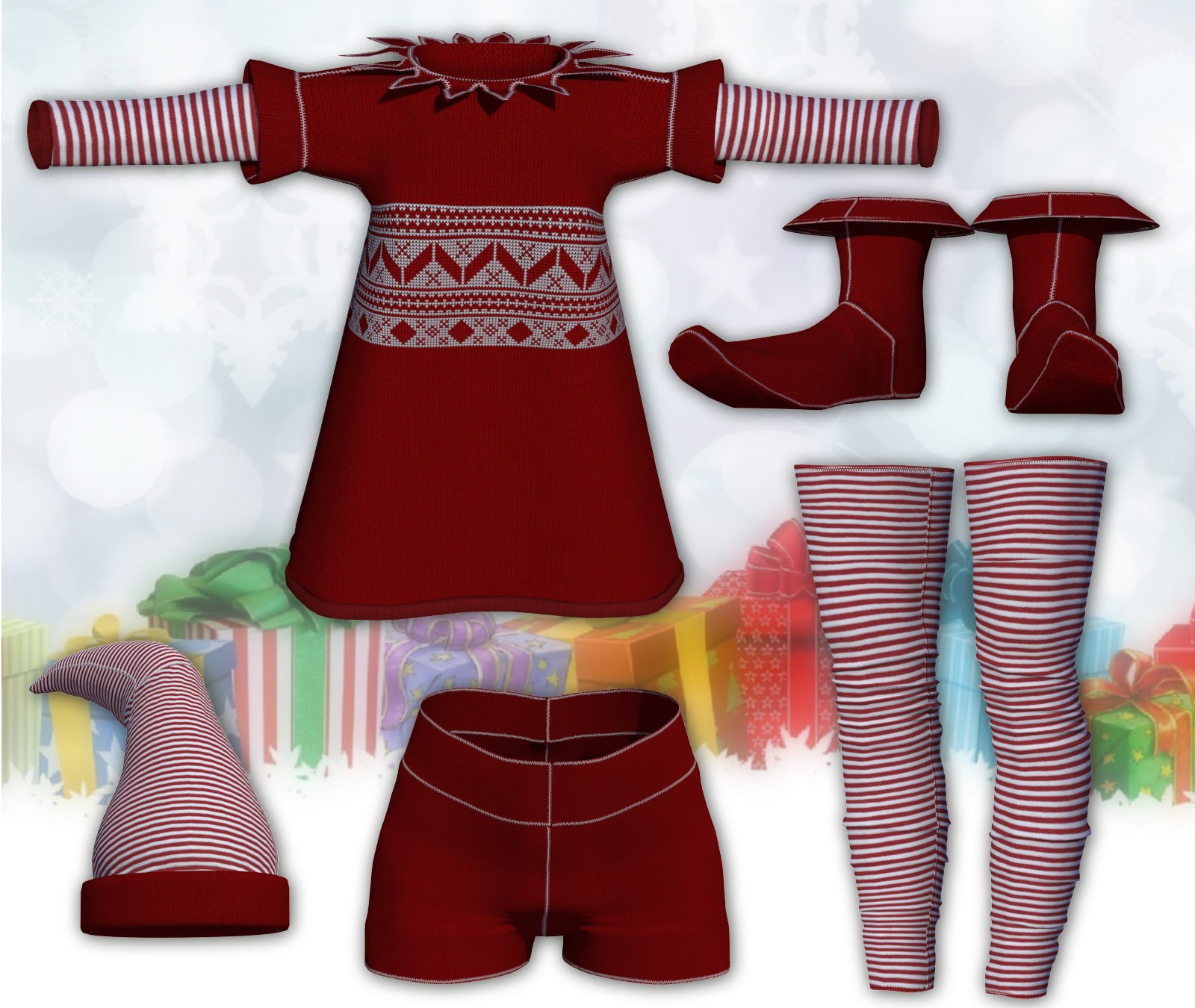 Christmas Pixie for La Femme and Anime by N/A