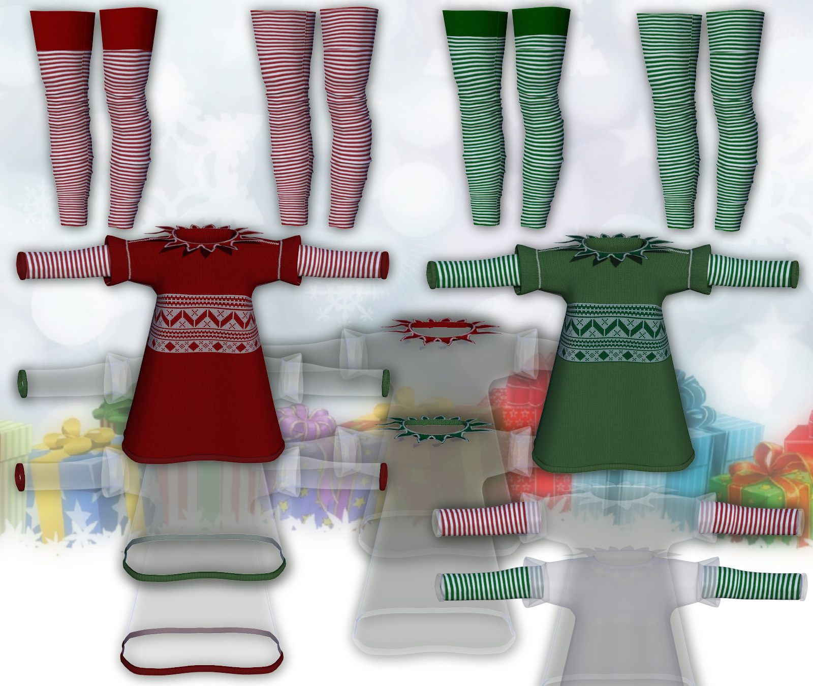 Christmas Pixie for La Femme and Anime by N/A