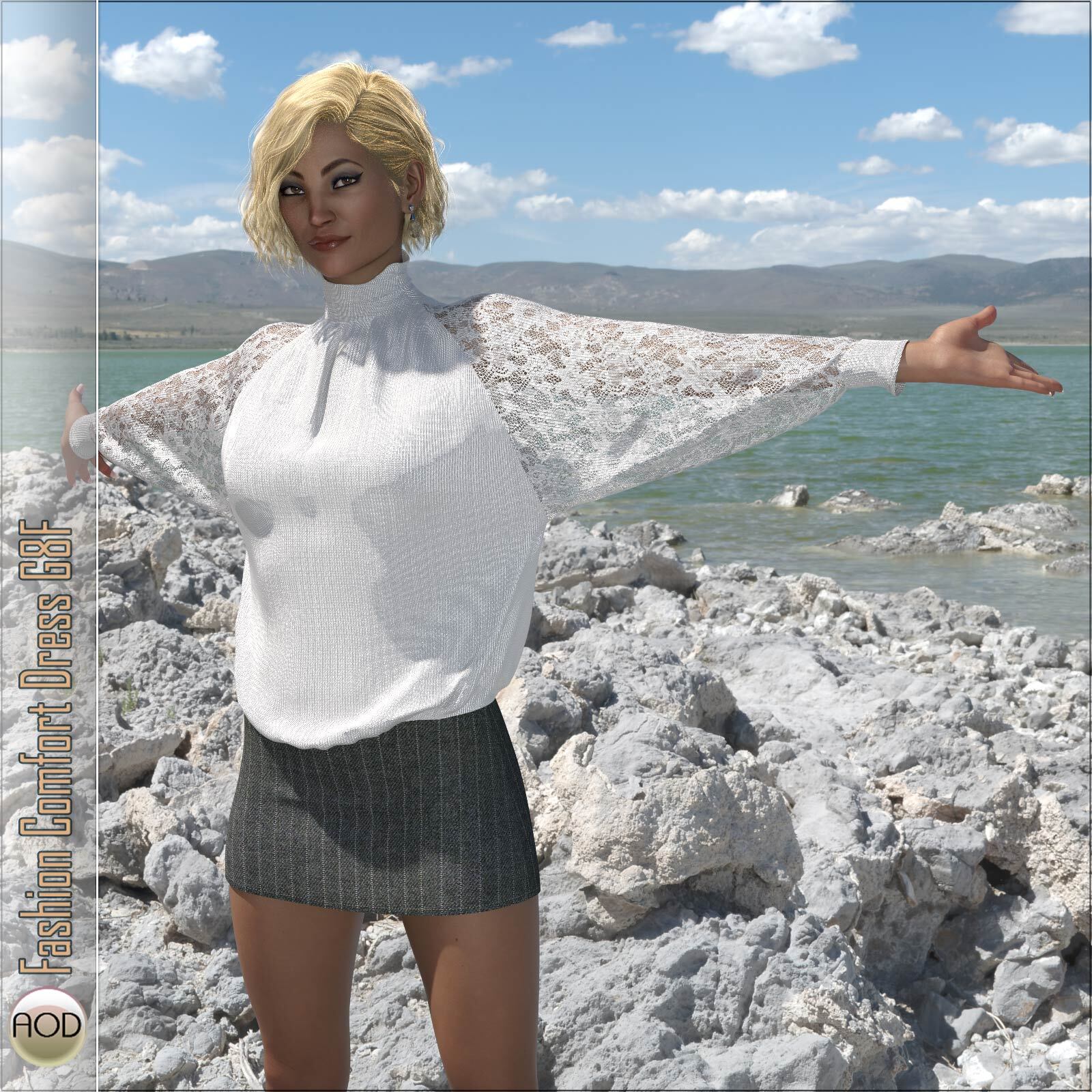 Fashion Comfort Dress G8F by N/A