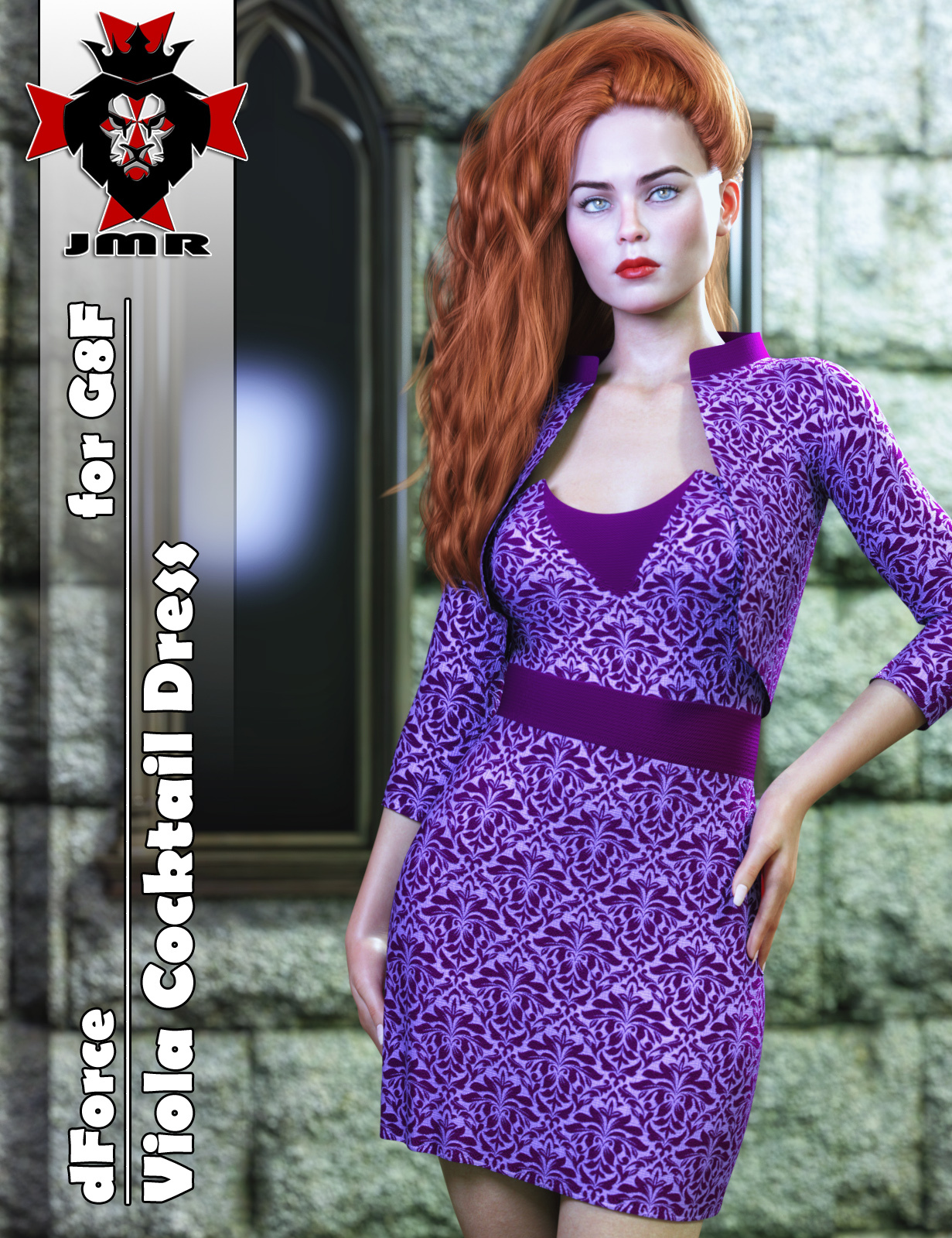 JMR dForce Viola Cocktail Dress for G8F by N/A