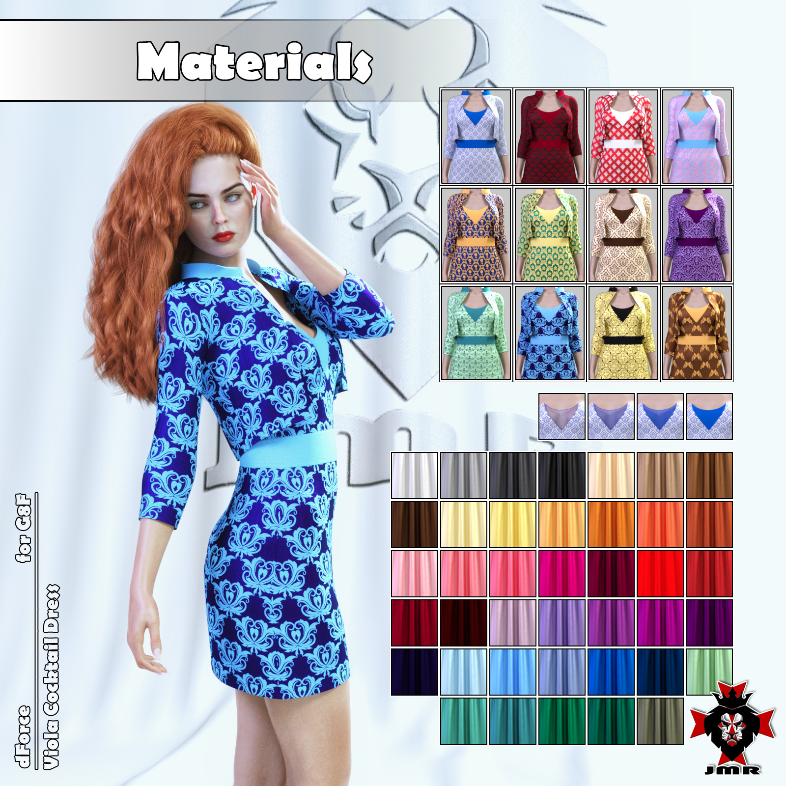 JMR dForce Viola Cocktail Dress for G8F by N/A