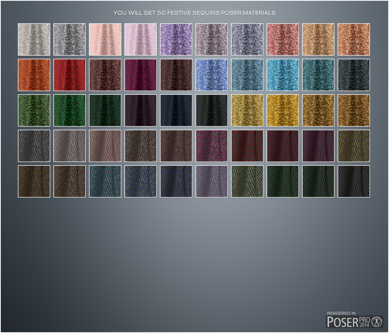 Poser - Festive Sequins by N/A