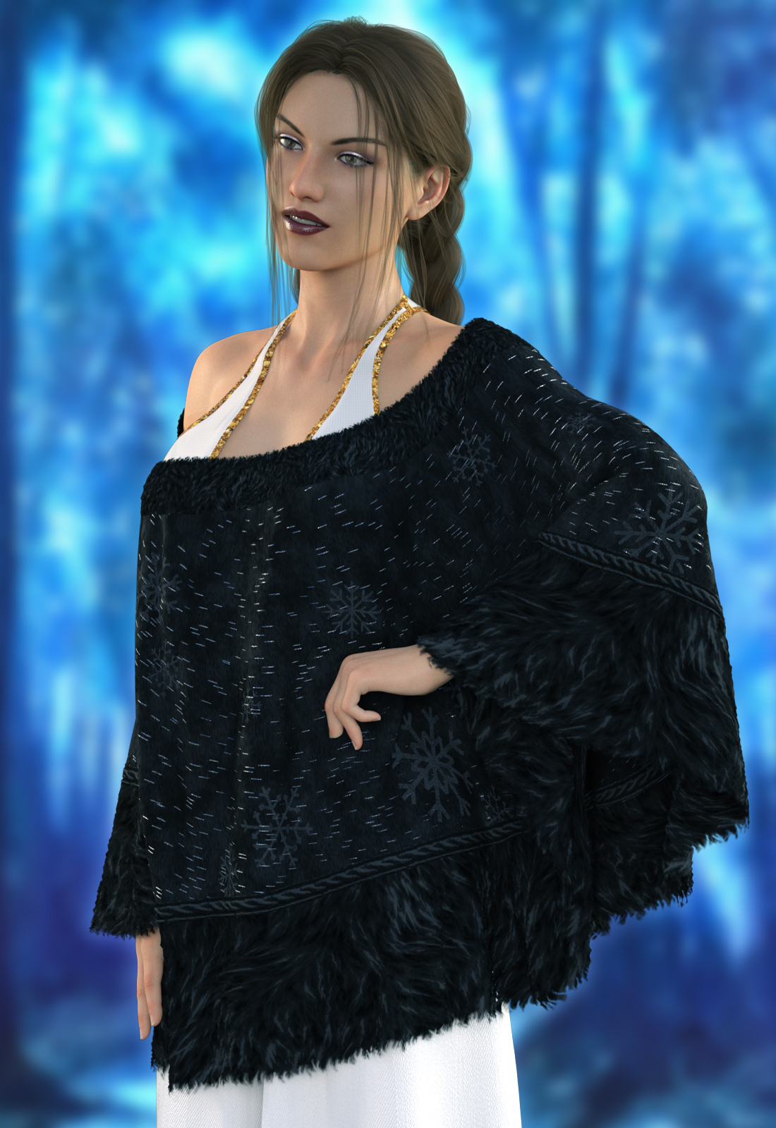 Snowflake ~ for dforce - Beach Drape II - G8 by N/A