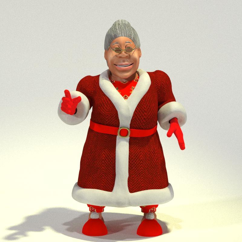 Mrs Toon Santa for Poser by N/A