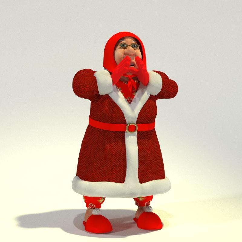 Mrs Toon Santa for Poser by N/A