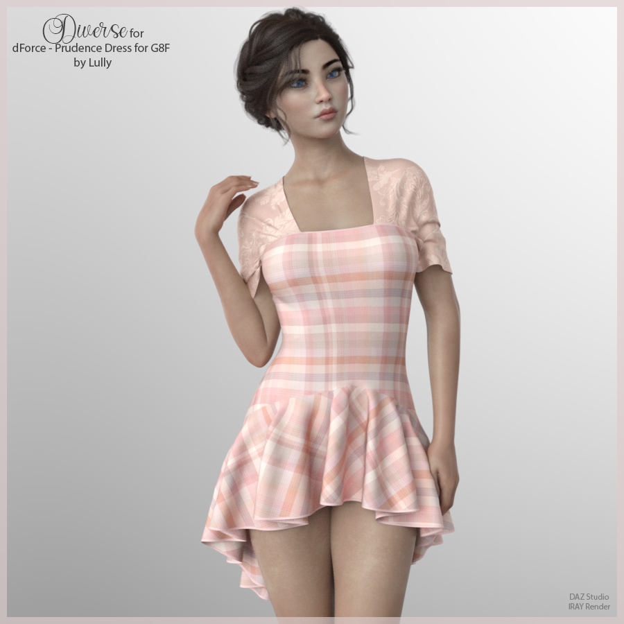 Diverse for dForce - Prudence Dress for G8F by N/A