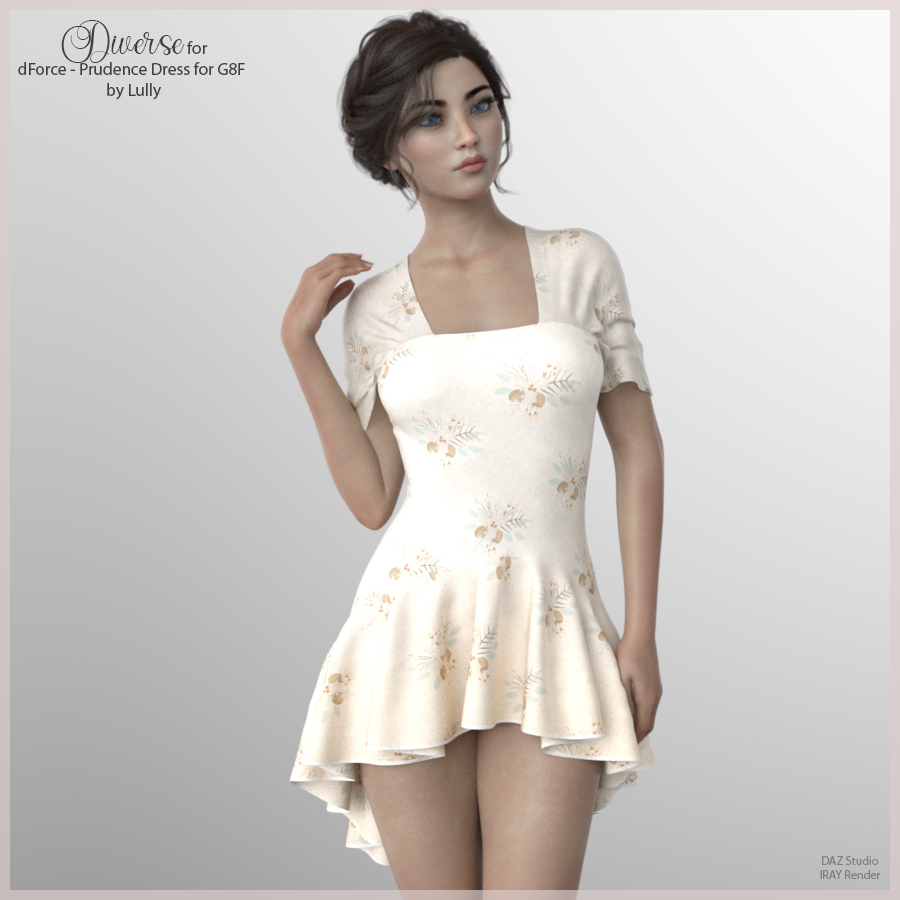 Diverse for dForce - Prudence Dress for G8F by N/A