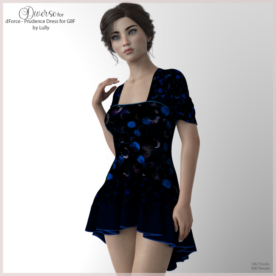 Diverse for dForce - Prudence Dress for G8F by N/A