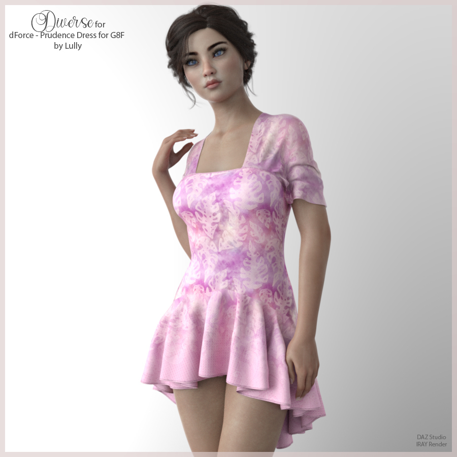 Diverse for dForce - Prudence Dress for G8F by N/A