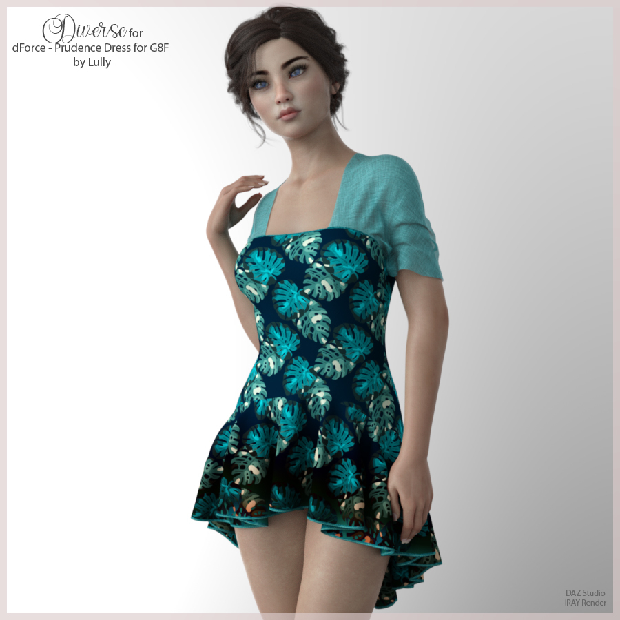 Diverse for dForce - Prudence Dress for G8F by N/A