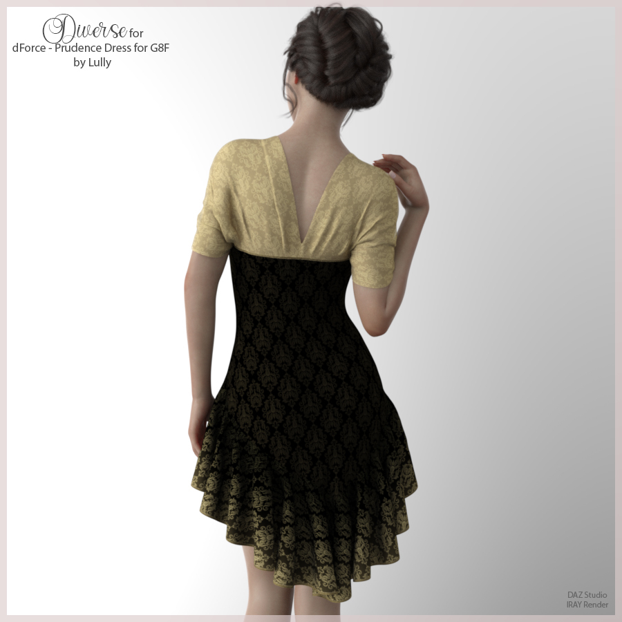 Diverse for dForce - Prudence Dress for G8F by N/A