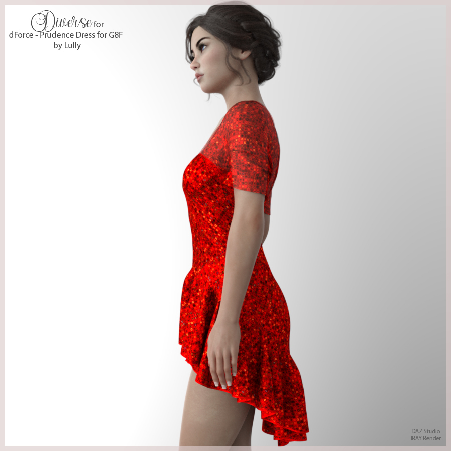 Diverse for dForce - Prudence Dress for G8F by N/A