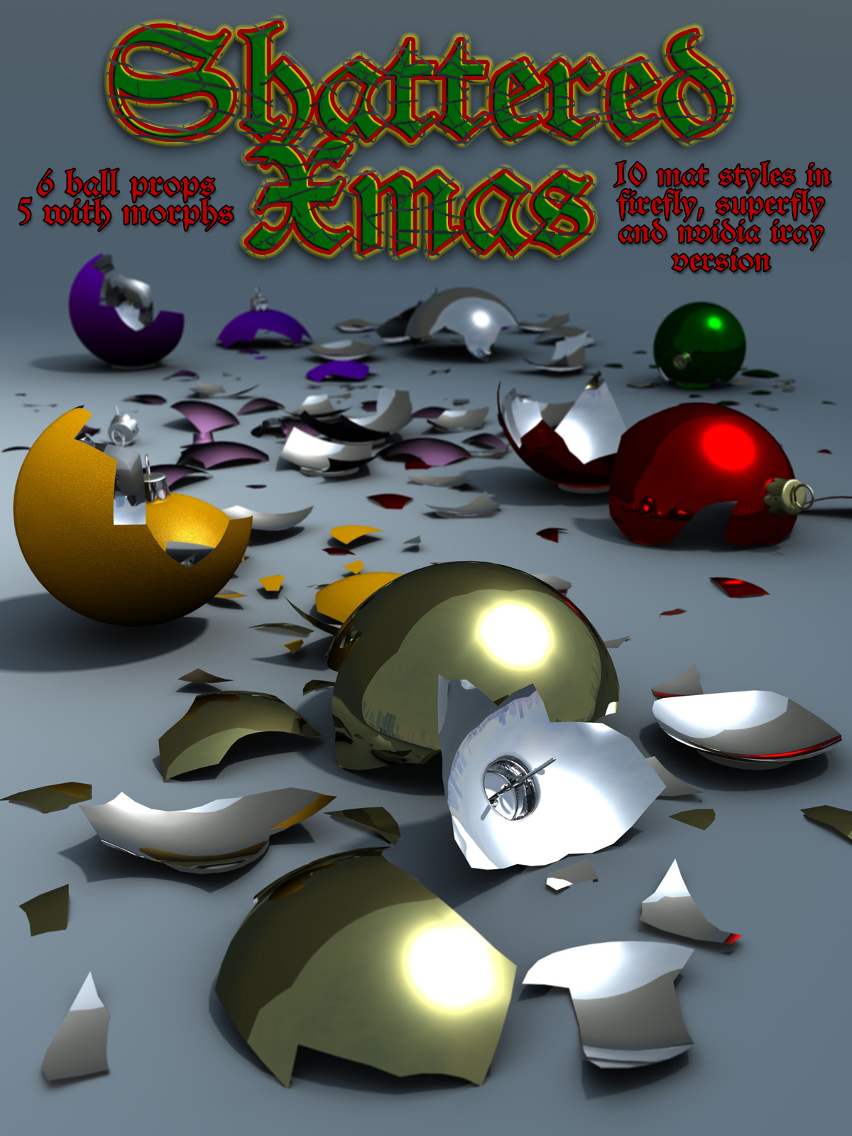 Shattered Xmas for Poser and DS by N/A