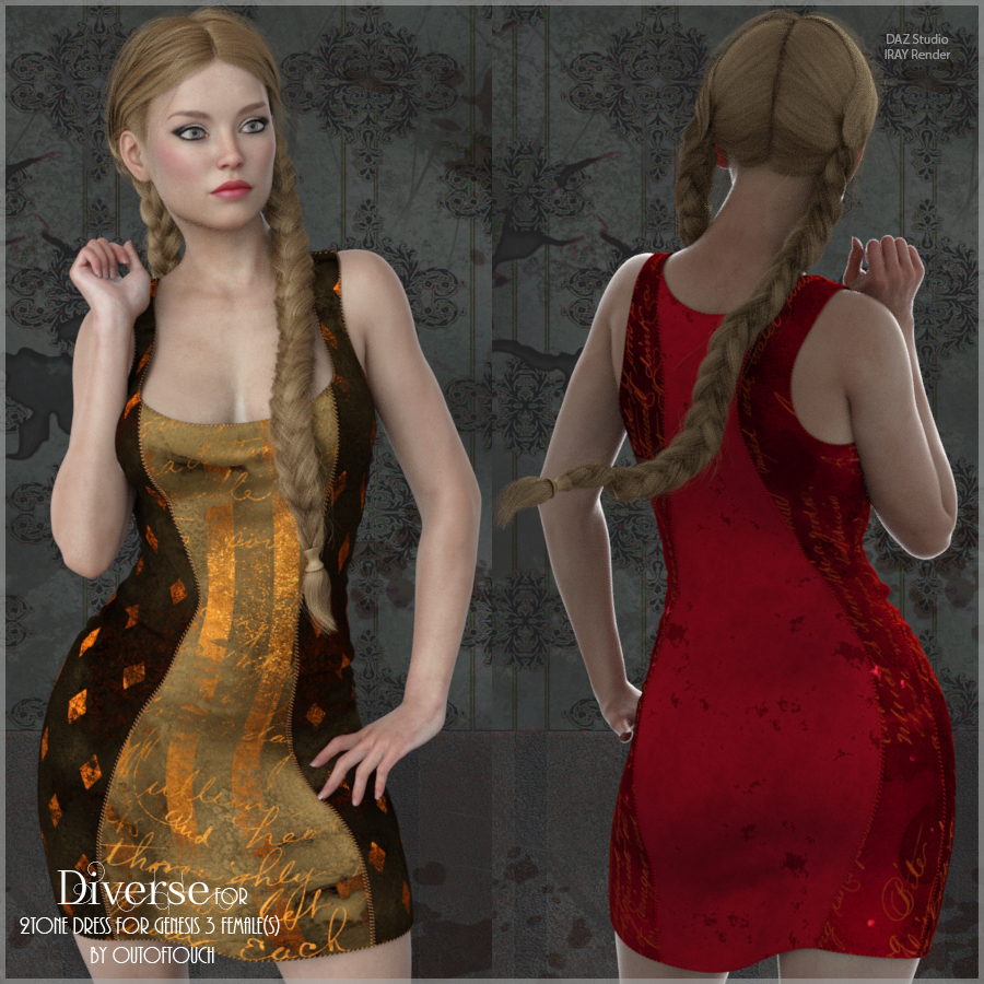 Diverse for 2Tone Dress by N/A