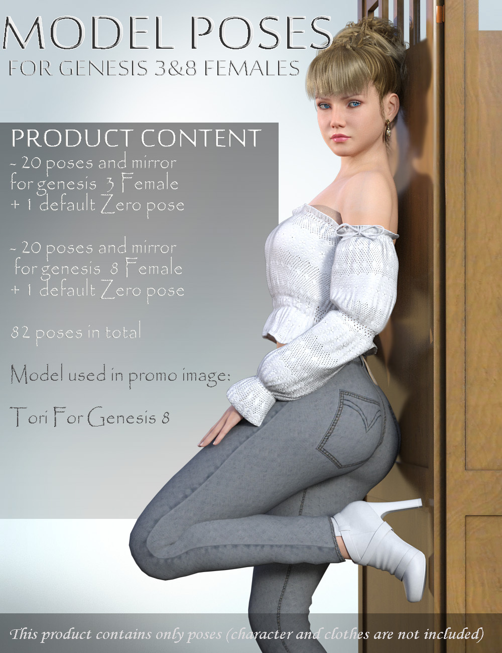 Model Poses For G3 and G8 Female by N/A