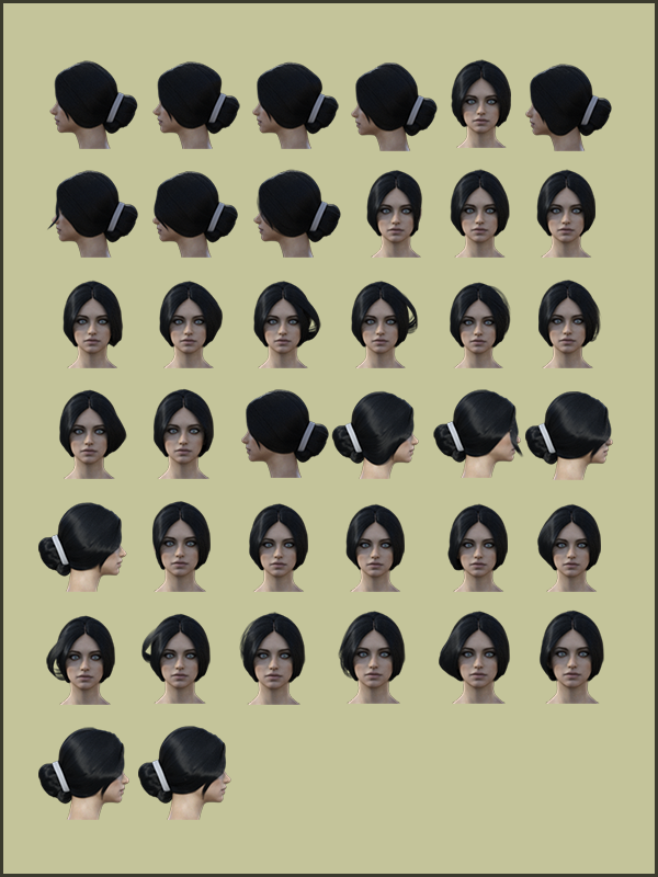 TN Hair for Genesis 8 and 8.1 Female by N/A