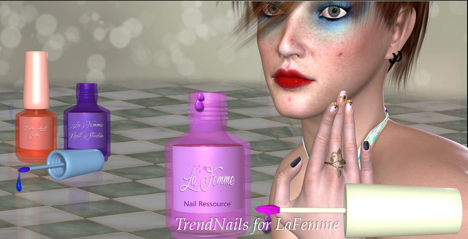 DA- La Femme Trendnails 2022 by N/A