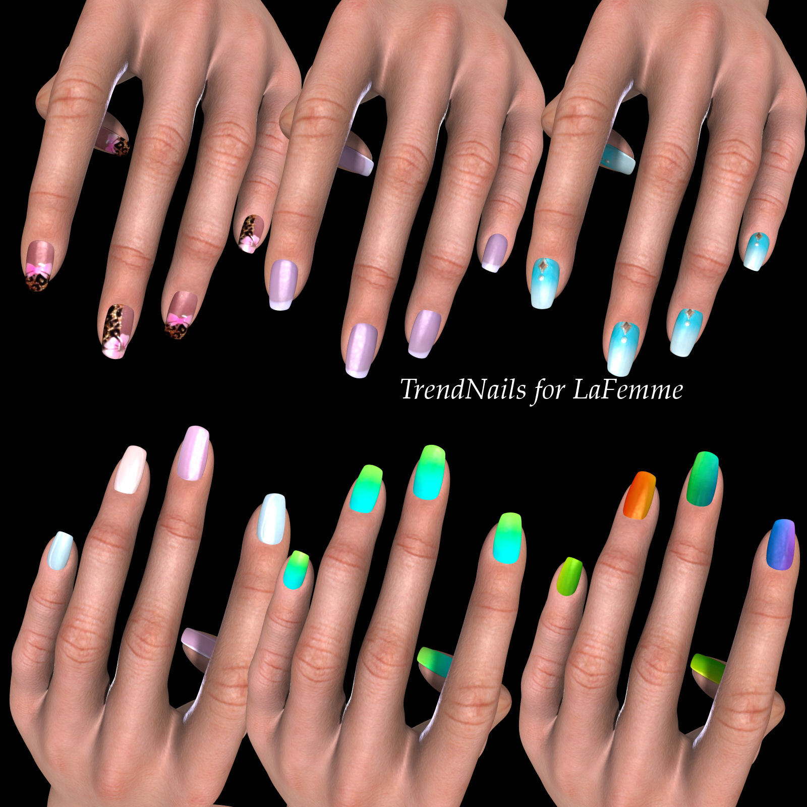 DA- La Femme Trendnails 2022 by N/A