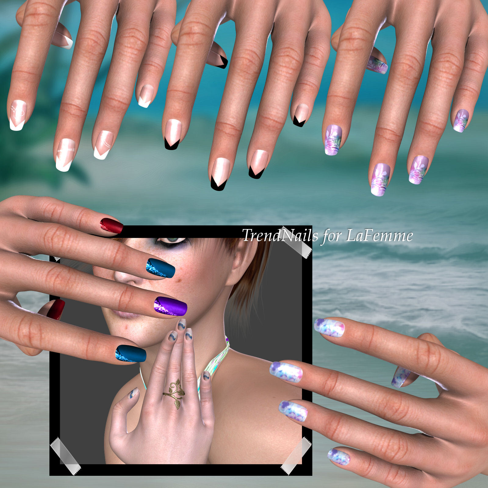 DA- La Femme Trendnails 2022 by N/A