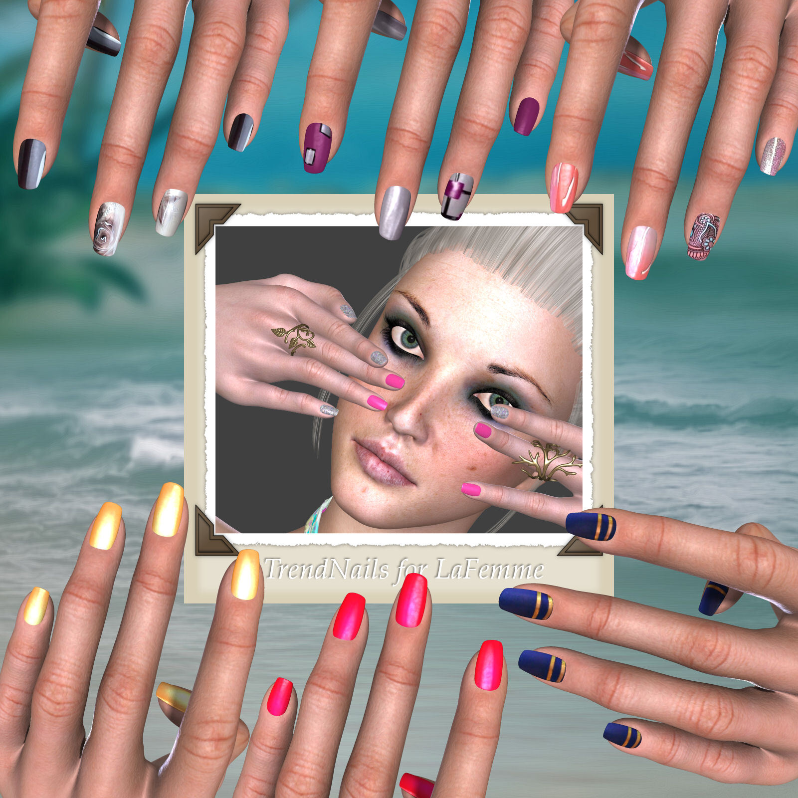 DA- La Femme Trendnails 2022 by N/A