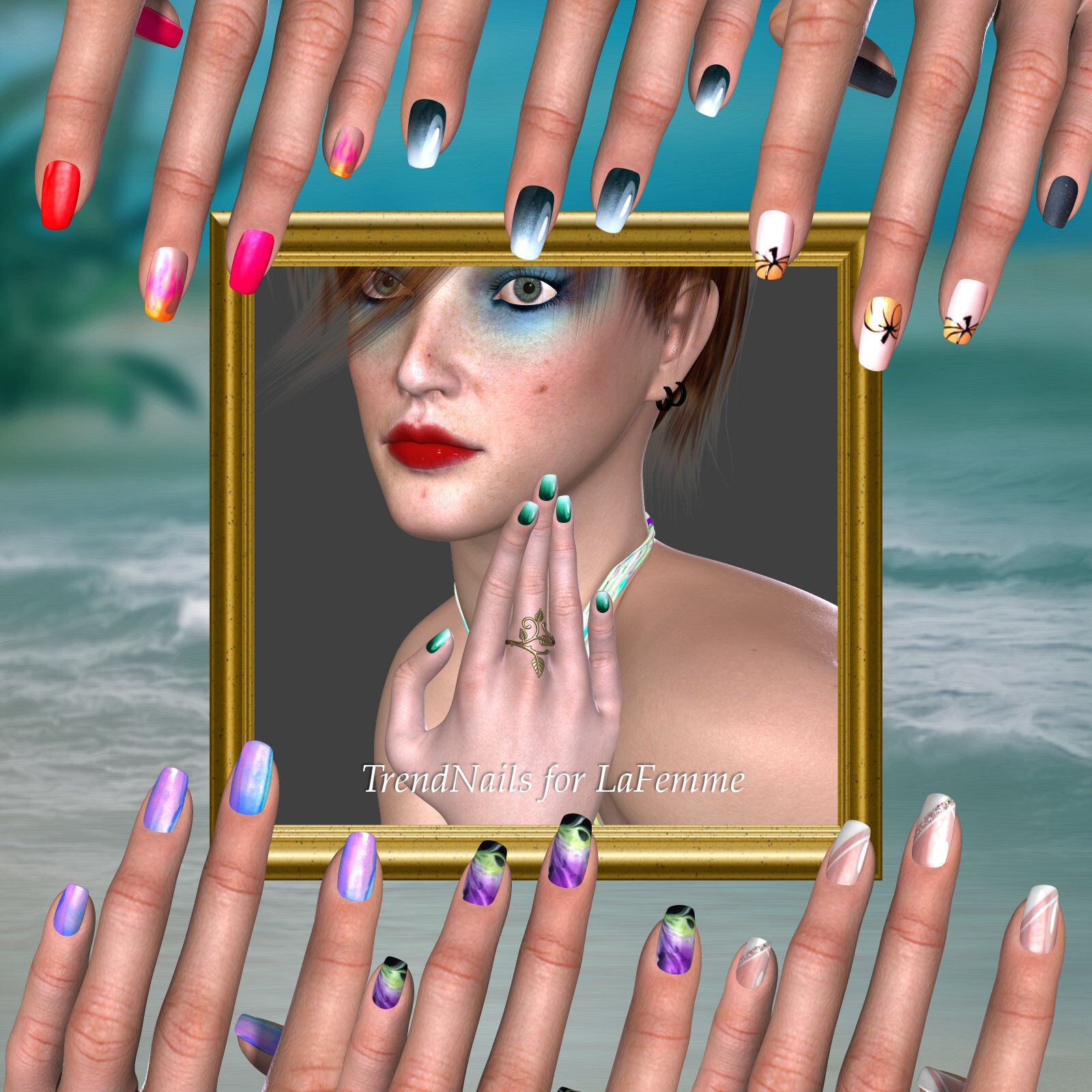 DA- La Femme Trendnails 2022 by N/A