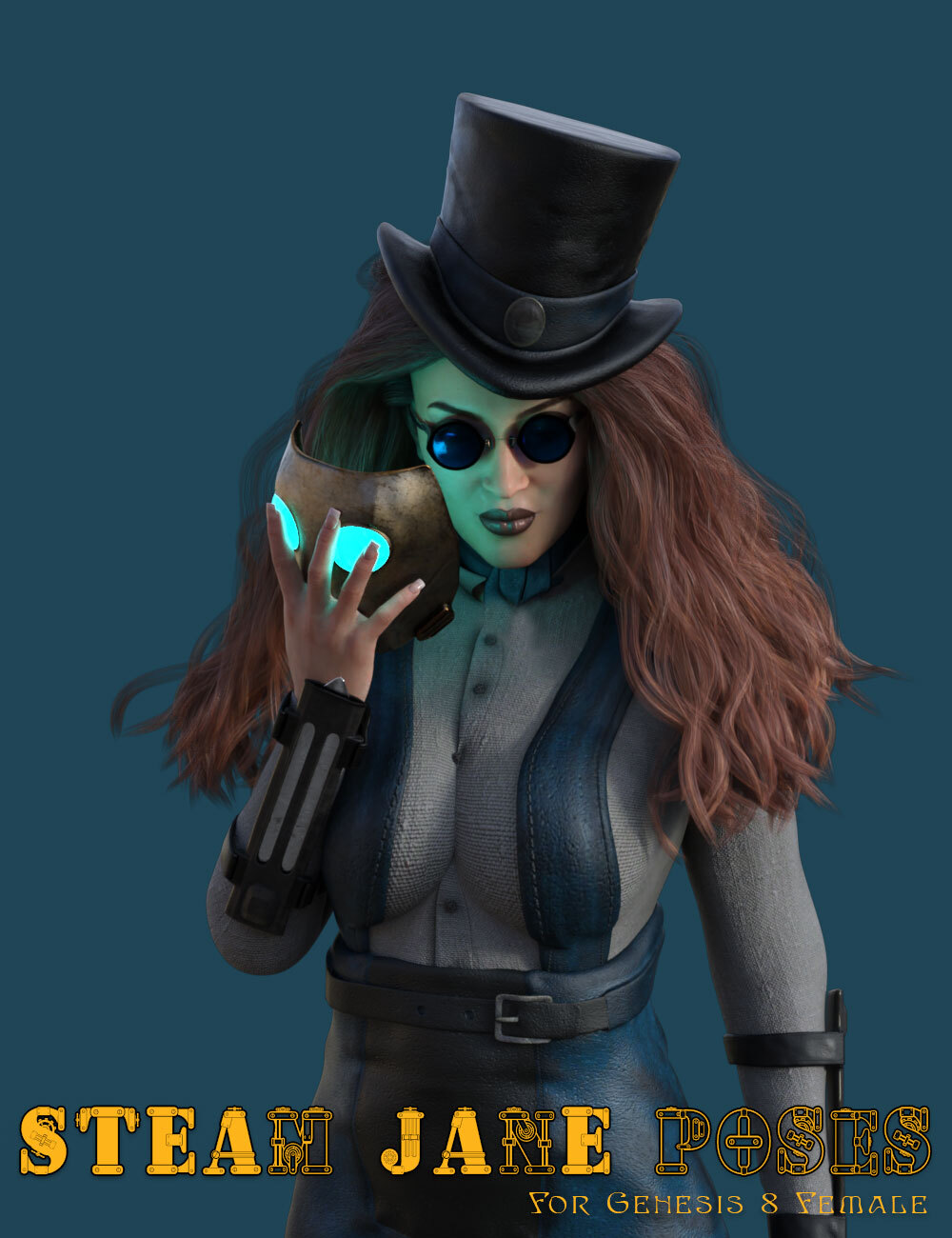 Steam Jane poses for Genesis 8 and 8.1 Female by N/A