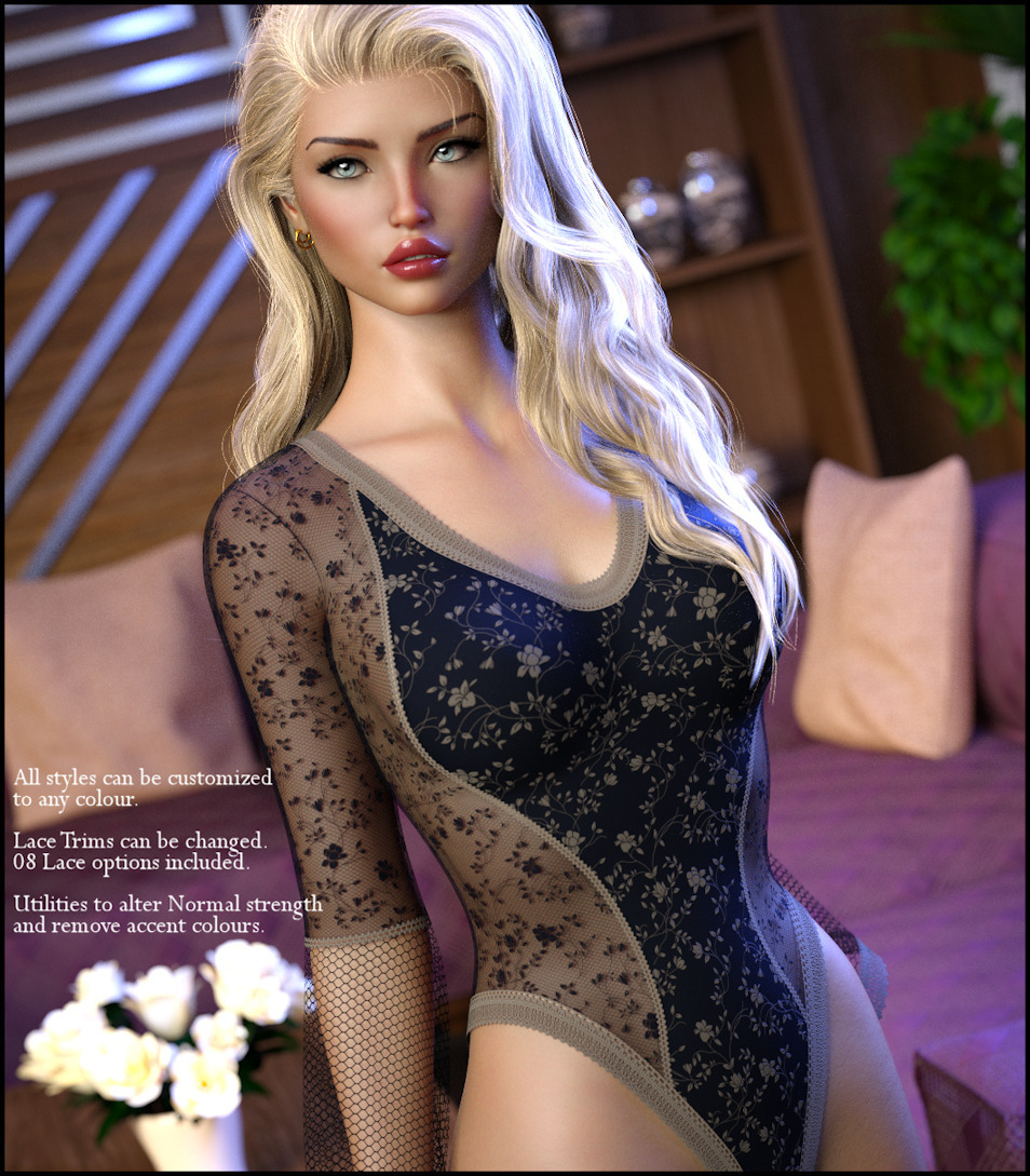 Private Moments: dforce Seductive Leotard for G8F & G8.1F by N/A