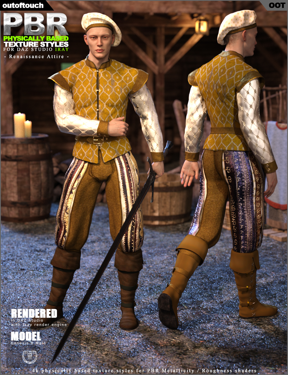 OOT PBR Texture Styles for Renaissance Attire by N/A