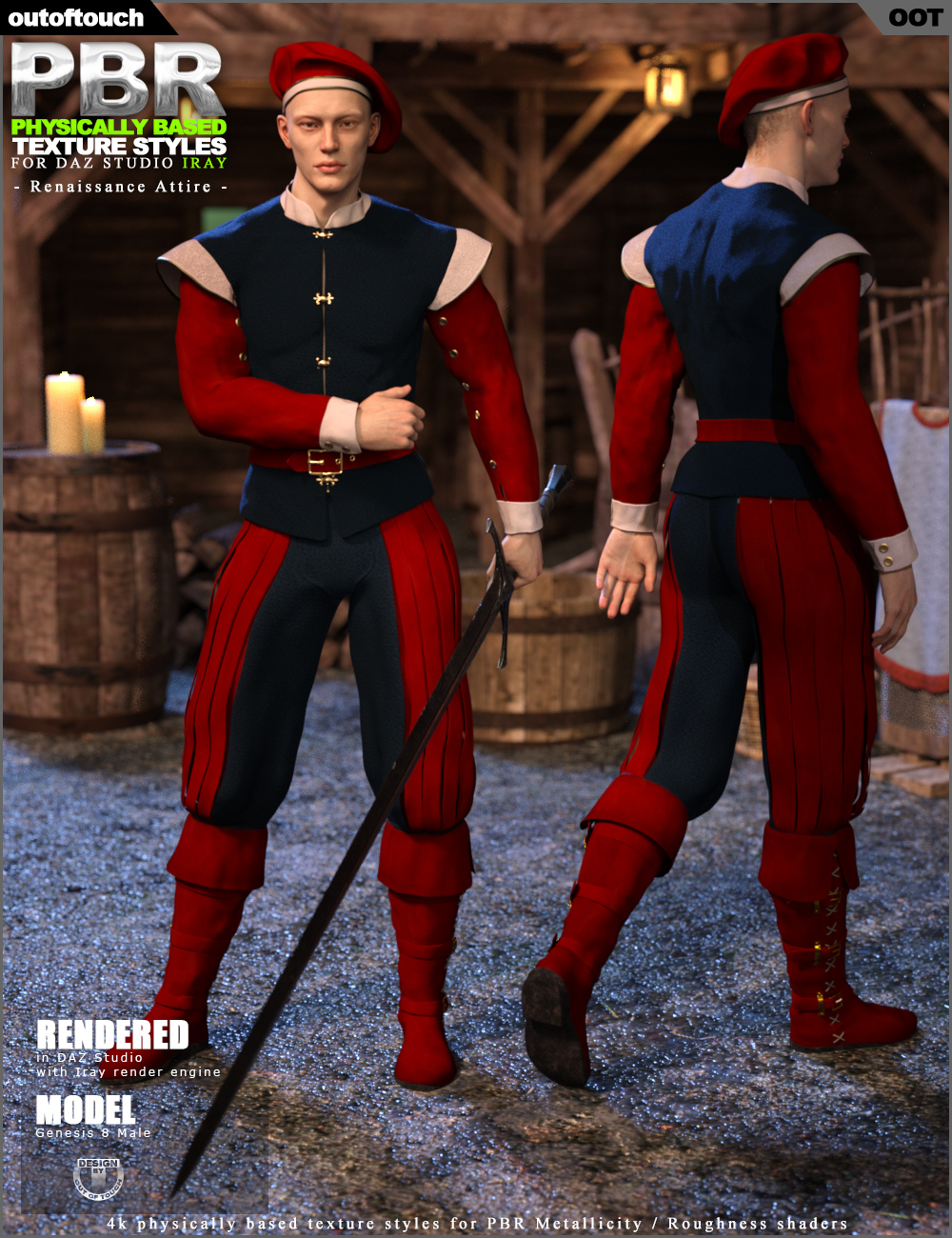 OOT PBR Texture Styles for Renaissance Attire by N/A