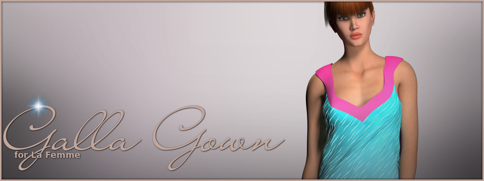 Dynamic Galla Gown for La Femme by N/A