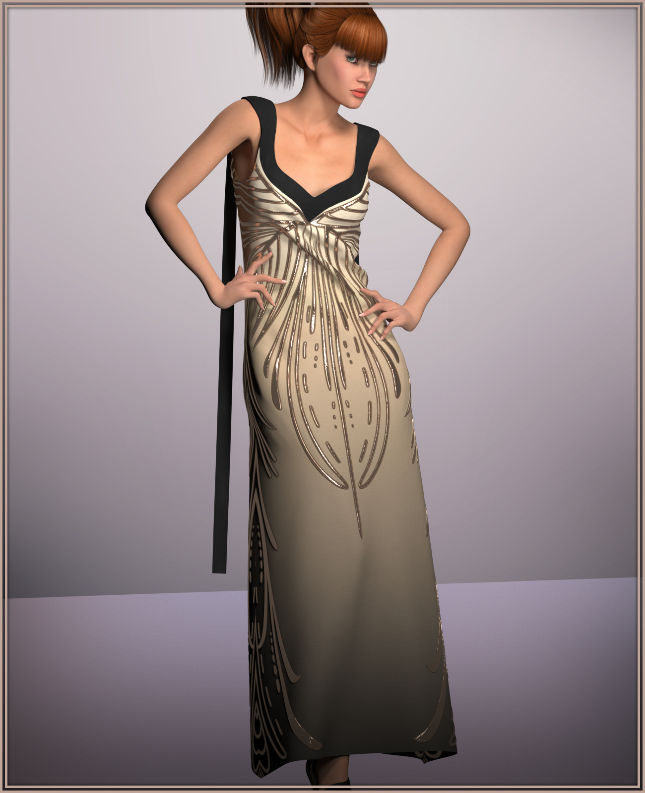 Dynamic Galla Gown for La Femme by N/A