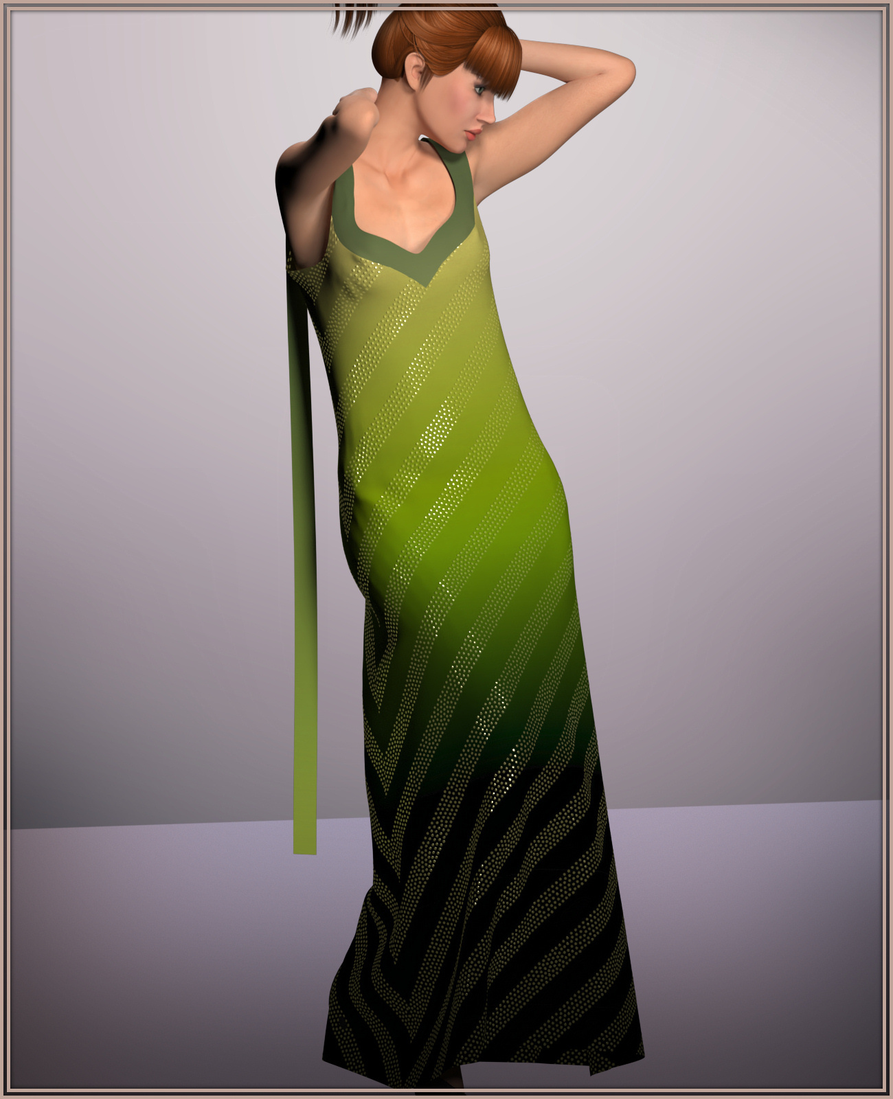 Dynamic Galla Gown for La Femme by N/A