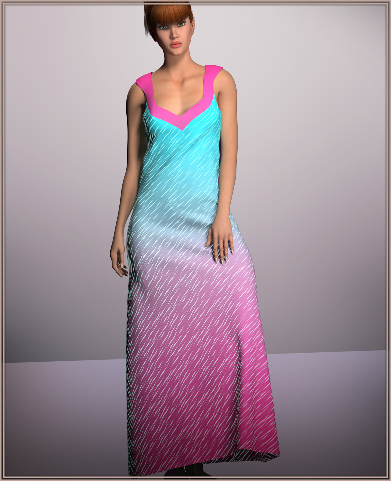 Dynamic Galla Gown for La Femme by N/A