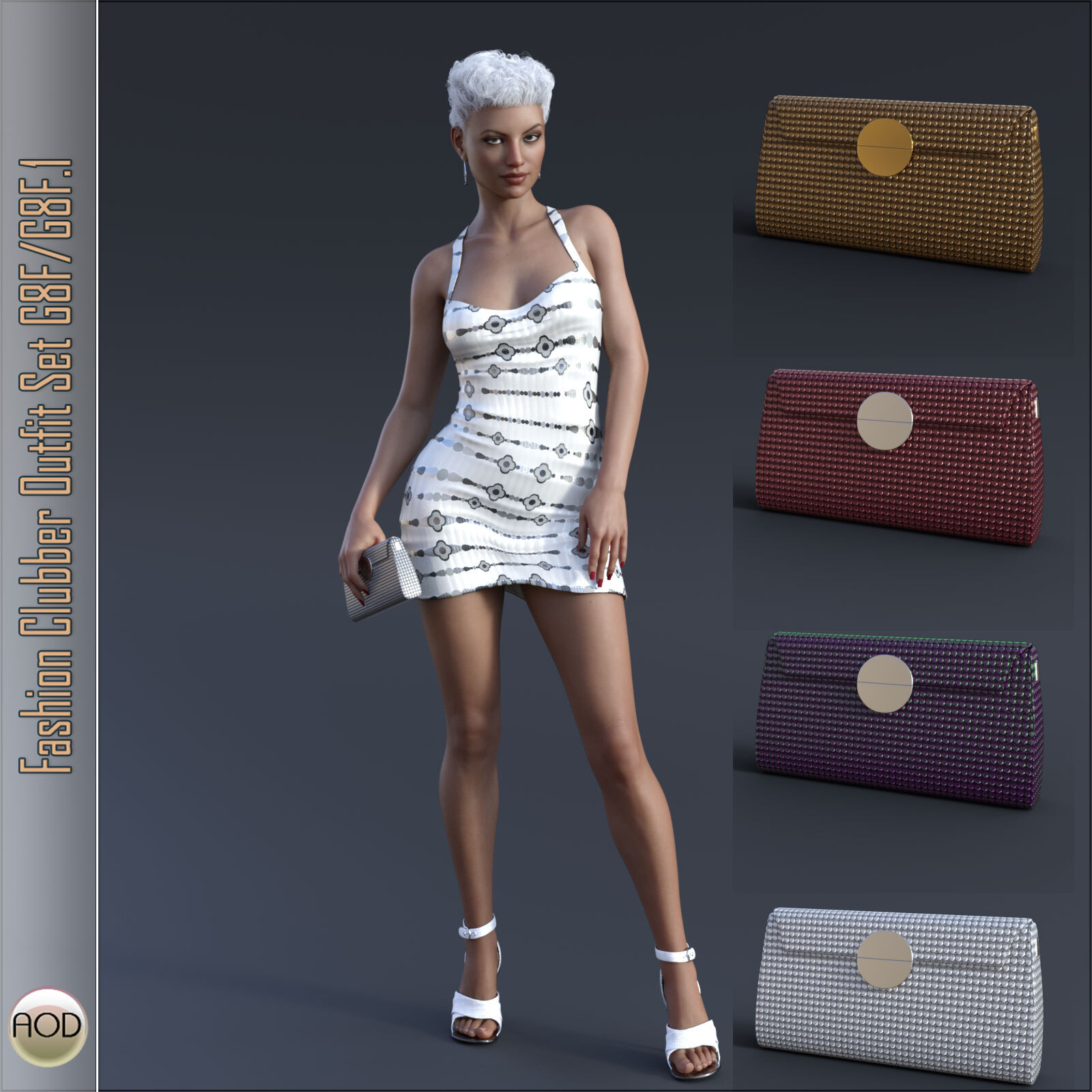 Fashion Clubber Outfit Set G8F/G8F.1 by N/A
